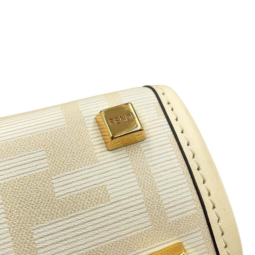 Fendi Handbag Fenderche Sunshine Shopper Mini Canvas 8BS051 2-way Shoulder Ba... - Picture 15 of 16